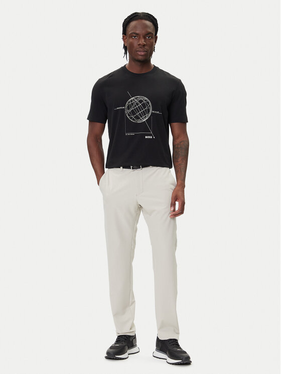 BOSS BOSS T-Shirt League GRX 50549413 Černá Relaxed Fit