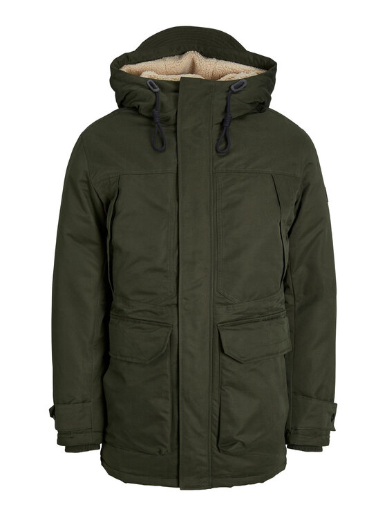 Jack&Jones Jack&Jones Зимно яке 12235869 Зелен Regular Fit