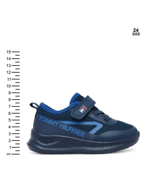 Tommy Hilfiger Tommy Hilfiger Sneakers Low Cut Lace-Up/Velcro Sneaker T1B9-34110-1843 M Blu scuro