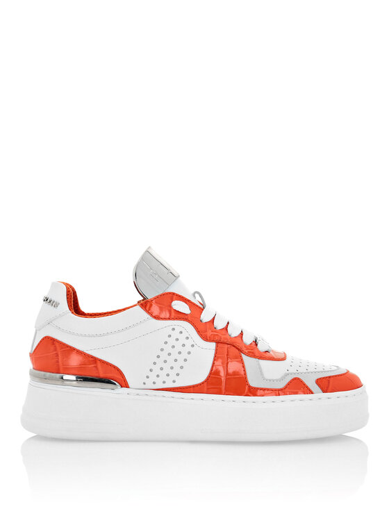 PHILIPP PLEIN PHILIPP PLEIN Sneakersy 7413 Pomarańczowy