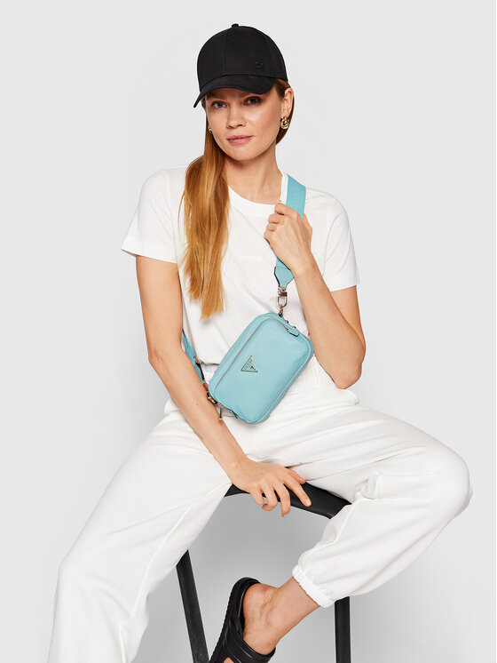 Guess Guess Torebka Little Bay Crossbody Camera HWNG81 16720 Niebieski
