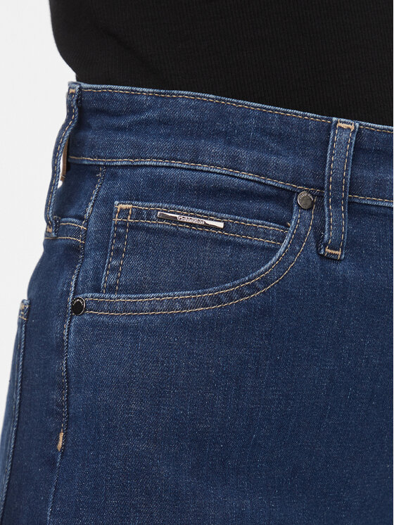 Calvin Klein Calvin Klein Джинси High Rise Wide - Mid Blue K20K206304 Cиній Relaxed Fit