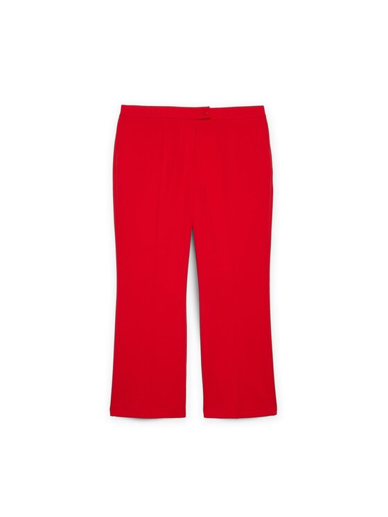 Fiorella Rubino Fiorella Rubino Pantaloni di tessuto P696L002079N016 Rosso Flare Fit