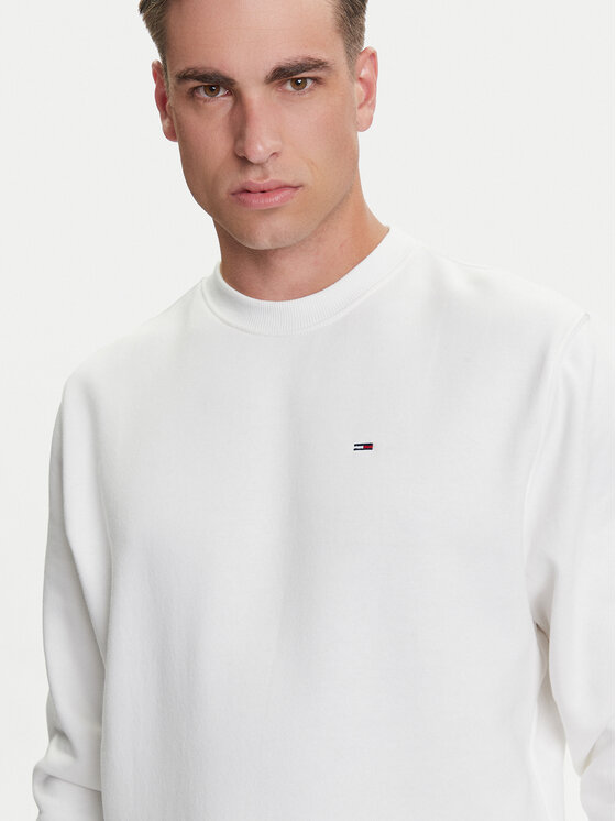 Tommy Jeans Tommy Jeans Felpa DM0DM20741 Écru Regular Fit