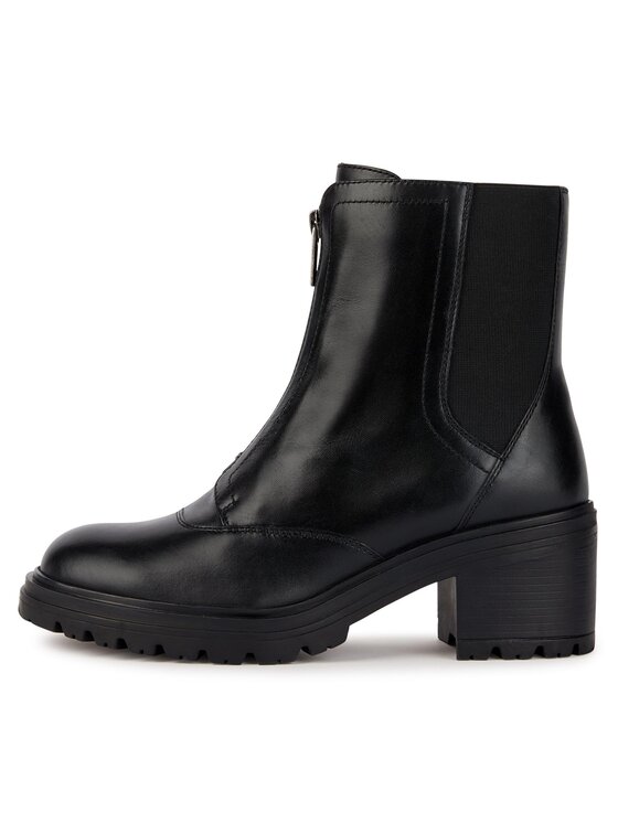 Geox Geox Īsie zābaki D Damiana D36QCC 00043 C9999 Melns