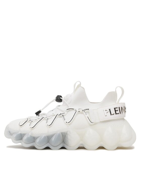 Plein Sport Plein Sport Снікерcи The Bubble Gen.X.02 Tiger SACS USC0432 STE003N Білий