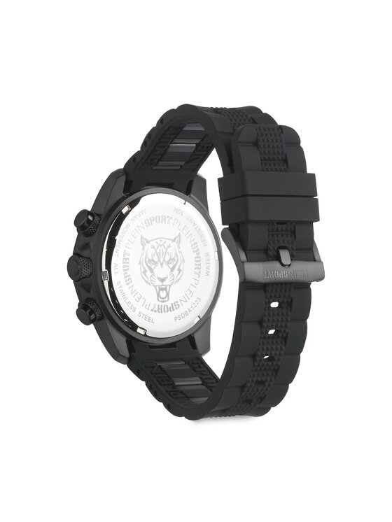 Plein Sport Plein Sport Pulkstenis Hurricane PSDBA1223 Melns
