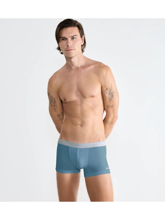 Triumph Triumph Figi klasyczne sloggi men GO ABC 2.0 Hipster 2P Niebieski