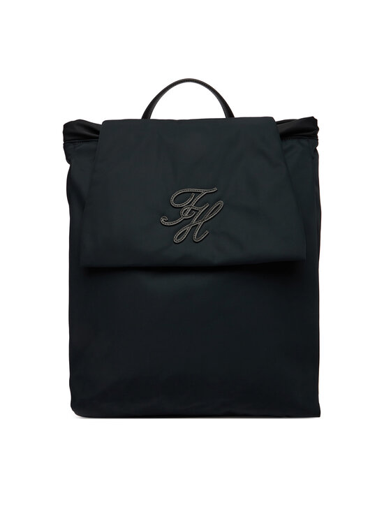 Tommy Hilfiger Tommy Hilfiger Σακίδιο Th Elevated Nylon Backpack AW0AW18427 Μαύρο