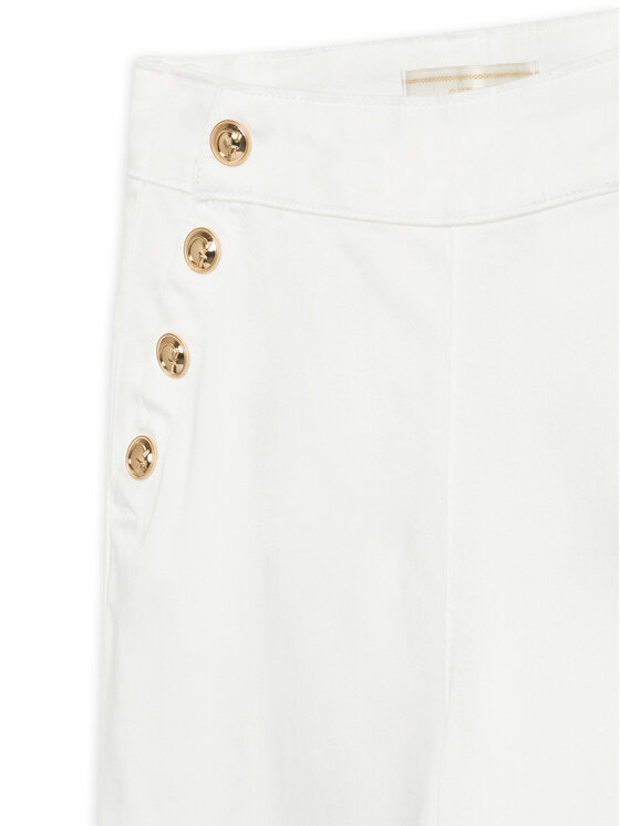 Guess Guess Pantaloni di tessuto J6RB09 WF7H0 Bianco Bootcut Fit