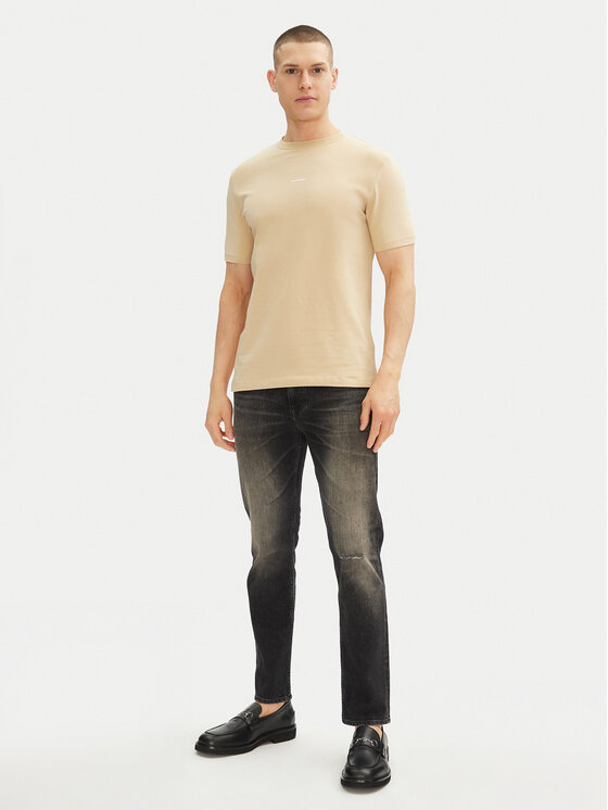 KARL LAGERFELD KARL LAGERFELD Majica 755030 552235 Bež Regular Fit