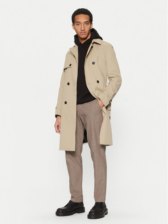 HUGO HUGO Trench Maluks 50535072 Bej Regular Fit