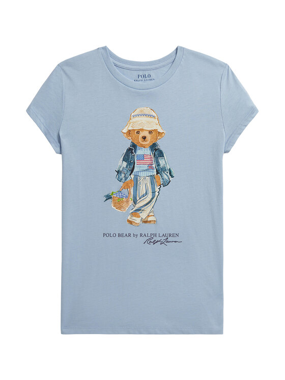 Polo Ralph Lauren Polo Ralph Lauren T-Shirt 313A11759002 Błękitny Regular Fit