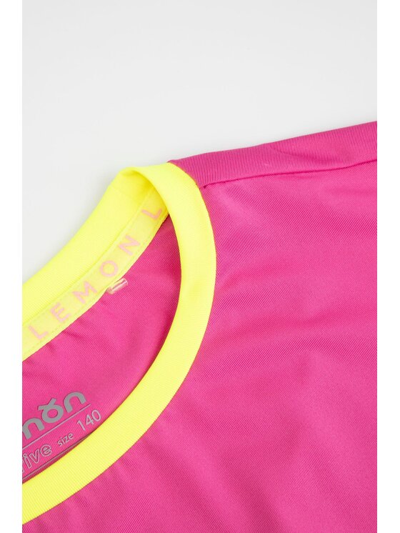 Lemon Explore Lemon Explore T-Shirt WL6143201ACG-007 Różowy Regular Fit