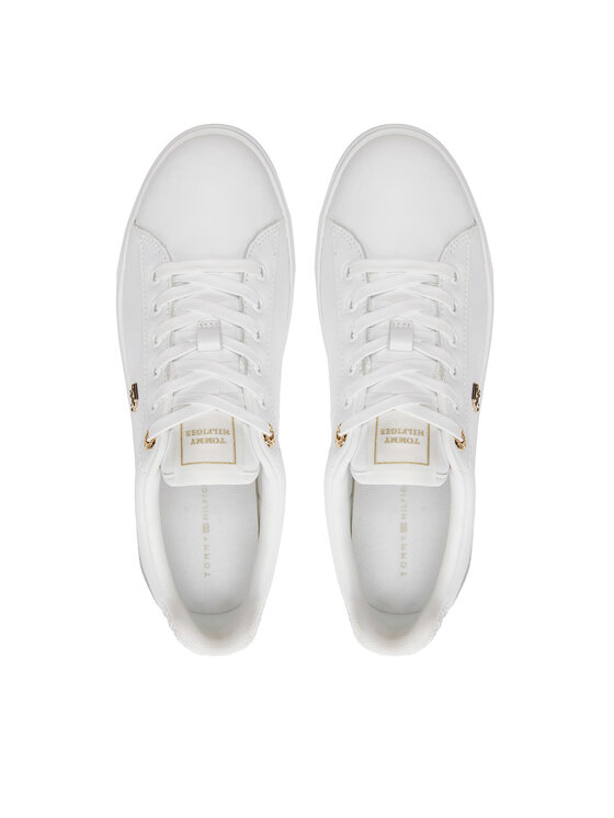 Tommy Hilfiger Tommy Hilfiger Tenisice Elevated Essent Sneaker Monogram FW0FW07999 Bijela