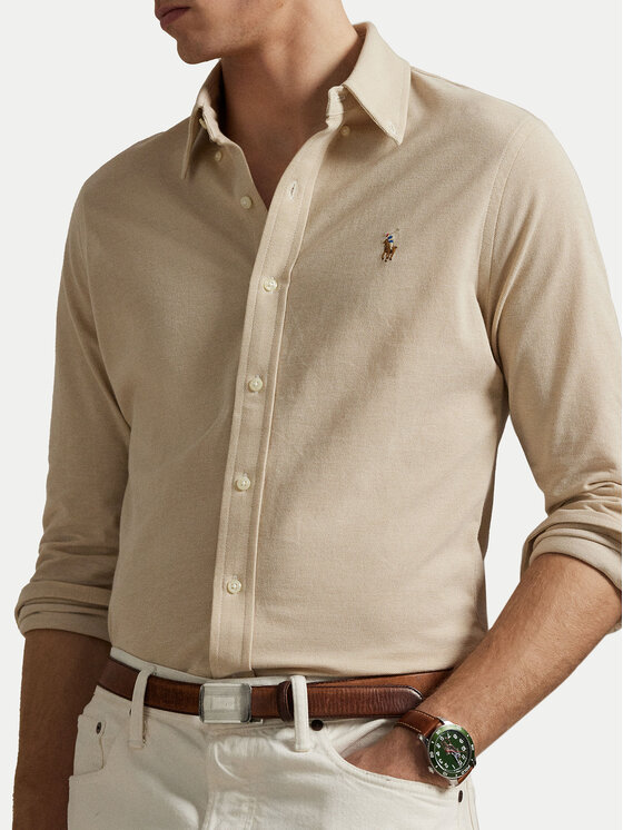 Polo Ralph Lauren Polo Ralph Lauren Πουκάμισο 710979488004 Μπεζ Regular Fit