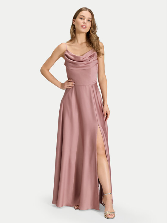 Swing Swing Večerní šaty 5AI13600 Růžová Regular Fit
