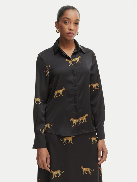 LOLA CASADEMUNT LOLA CASADEMUNT Cămașă LS2615051 Negru Regular Fit