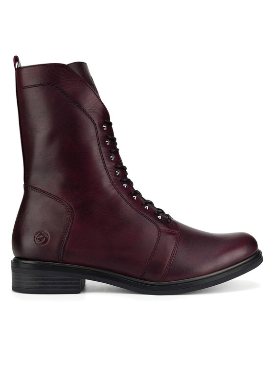Remonte Remonte Škornji D8380-35 Bordo rdeča