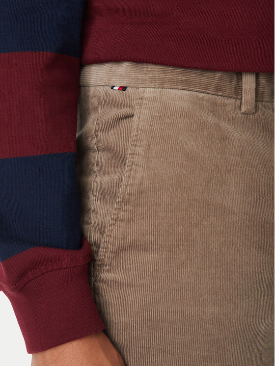 Tommy Hilfiger Tommy Hilfiger Chino nohavice MW0MW44822 Kaki Regular Fit