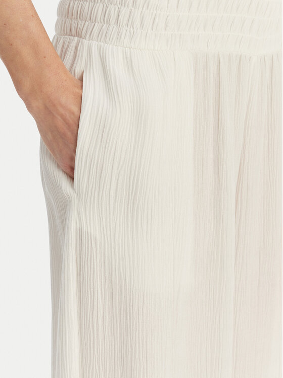 Seafolly Seafolly Pantaloni di tessuto Beach Edit 55699-PA Bianco Relaxed Fit