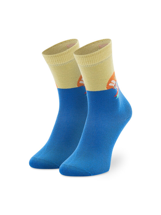 Șosete Lungi pentru Copii Happy Socks KSFB01-6300 Albastru