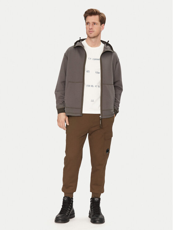 C.P. Company C.P. Company Bluza 18CMSS162A006090M Szary Regular Fit