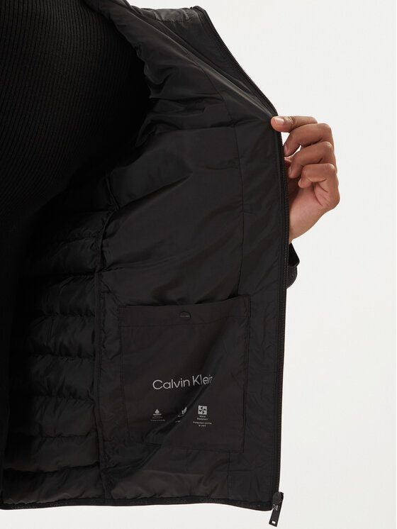 Calvin Klein Calvin Klein Bunda pro přechodné období LV04LE520G Černá Regular Fit