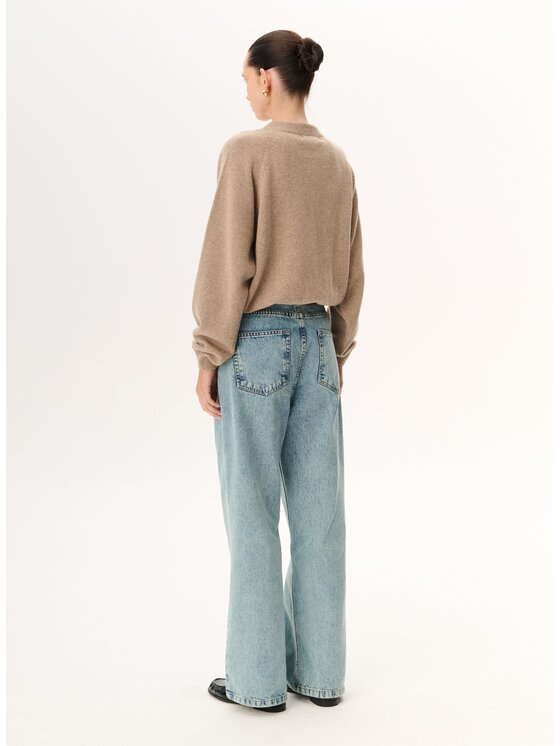 LEBRAND LEBRAND Sweter Beth Beżowy Regular Fit