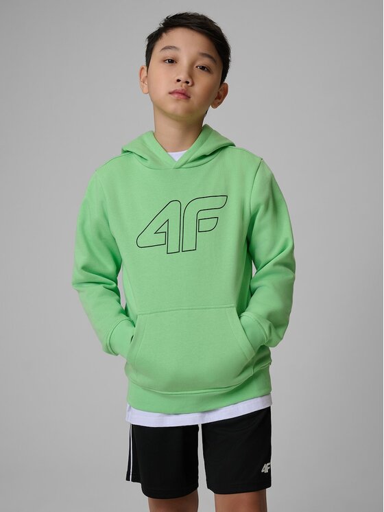 4F 4F Felpa 4FJRSS26TSWSM2748-41S Verde Regular Fit
