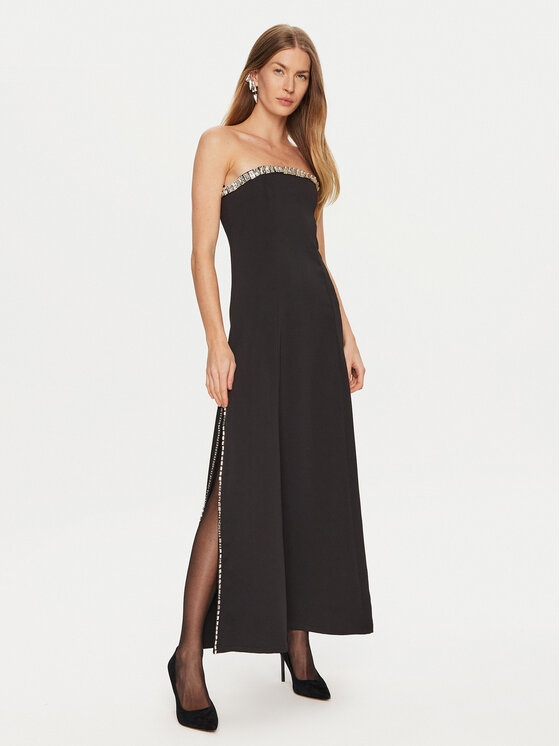 Eleh Eleh Õhtune kleit E00348 Must Regular Fit
