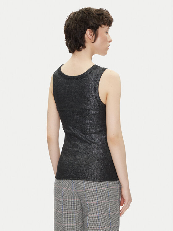 Pepe Jeans Pepe Jeans Top Lacey PL505993 Črna Slim Fit