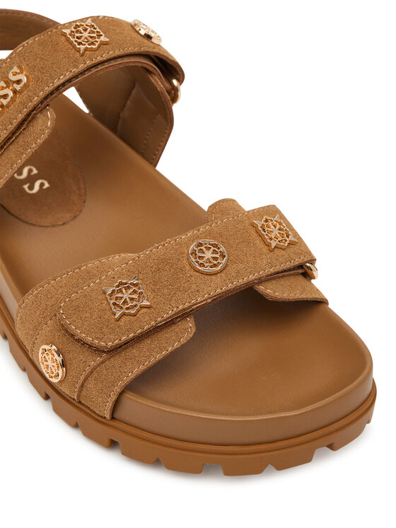 Guess Guess Сандали FLPFLO ESU03 Кафяв