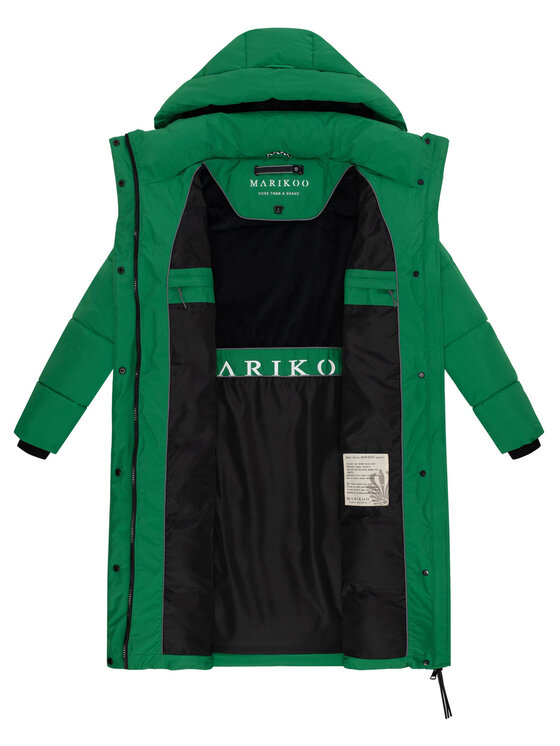 Marikoo Marikoo Kurtka zimowa Chumanii Zielony Regular Fit