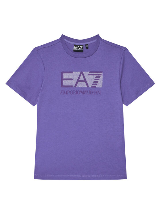 EA7 Emporio Armani T-Shirt 7B000036 AF10378 UA050 Niebieski Regular Fit