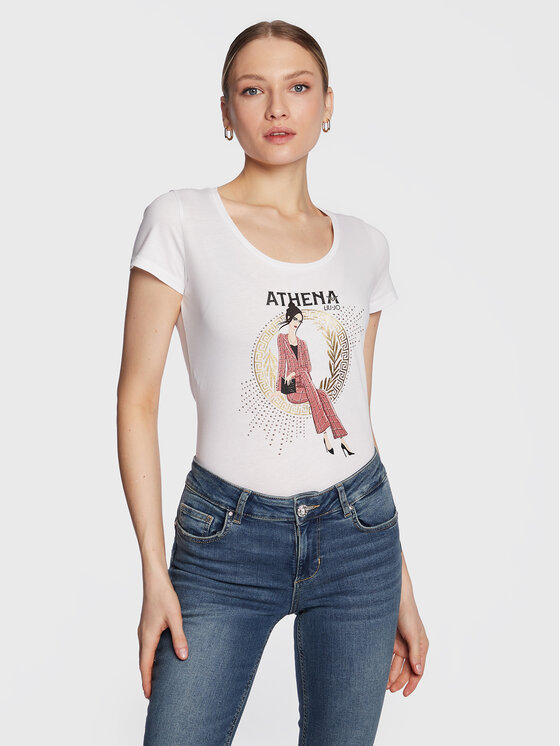 Liu Jo Liu Jo T-shirt WA3288 J5923 Bianco Regular Fit