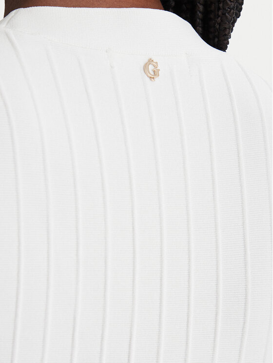Guess Guess Vestito di maglia W6GK53 Z0658 Bianco Regular Fit