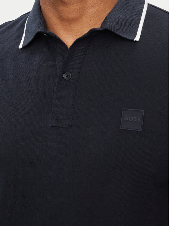 BOSS Boss Polokošile Passertip 50507699 Tmavomodrá Slim Fit