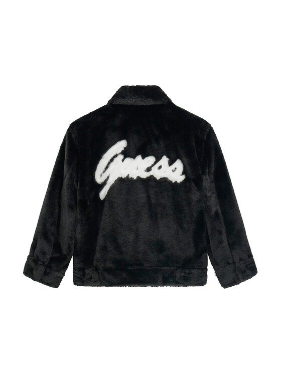 Guess Guess Шуба J6YL13 K4223 Чорний Regular Fit