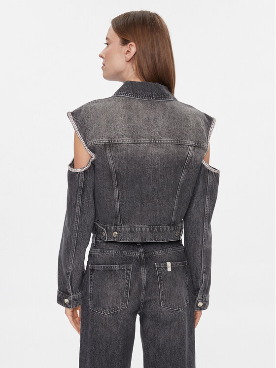 Liu Jo Liu Jo Джинсова куртка UA4117 D4891 Сірий Regular Fit