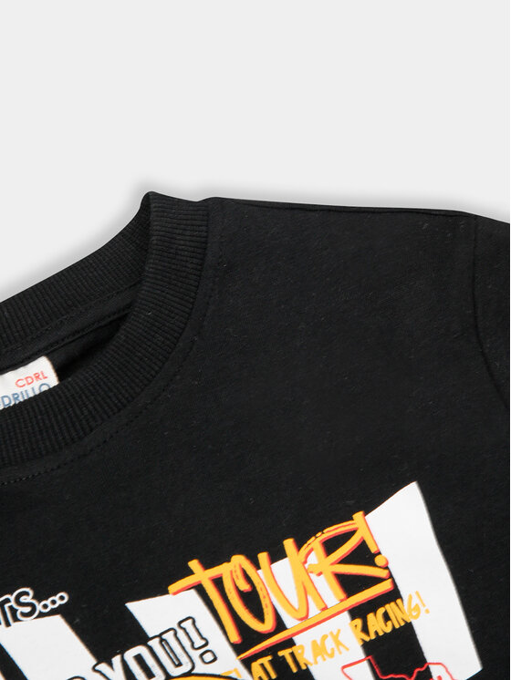 Coccodrillo Coccodrillo T-shirt WC4143202RAJ Nero Regular Fit