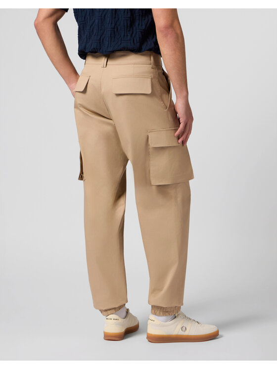 PHILIPP PLEIN PHILIPP PLEIN Spodnie cargo 29927 Beżowy Cargo Fit