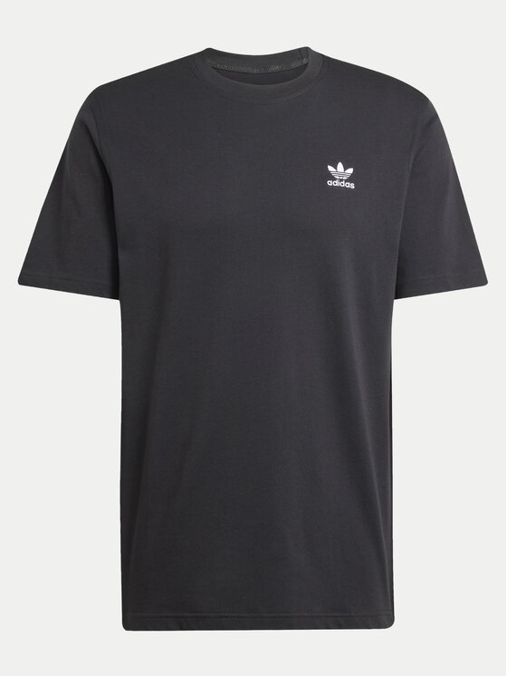 adidas adidas Футболка Trefoil Essentials JI8545 Чорний Regular Fit