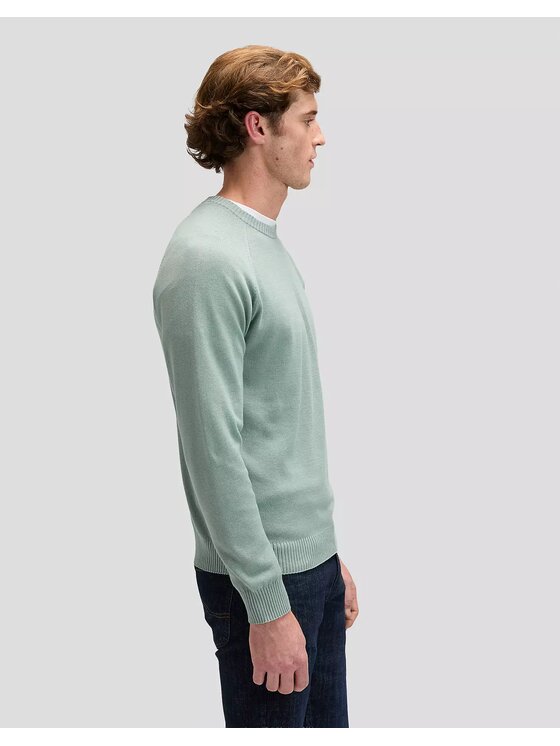 Lee Lee Sweter CLEAN RAGLAN SWEATER Zielony Regular Fit