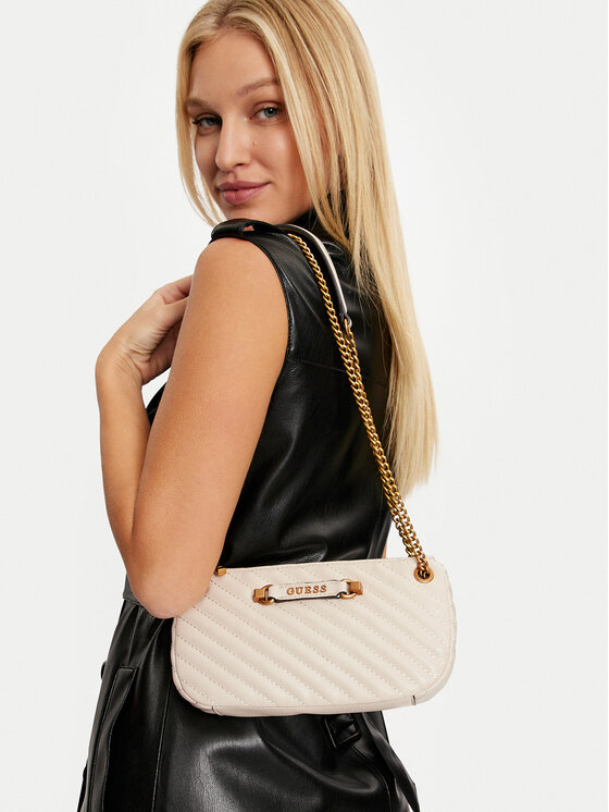 Guess Guess Ročna torba HWQB94 95720 Écru
