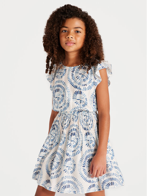 Mayoral Mayoral Rochie de vară 6975 Albastru Regular Fit