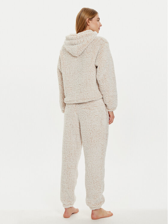 DKNY DKNY Pijama YI70022 Écru Regular Fit
