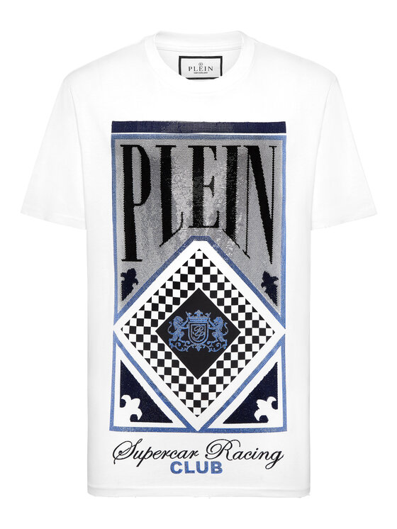 PHILIPP PLEIN PHILIPP PLEIN T-shirt 21097 Bianco Regular Fit