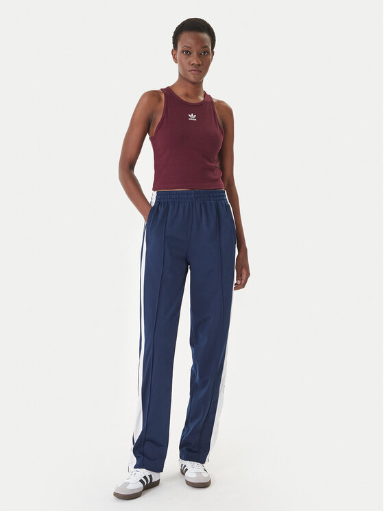 adidas adidas Top Essentials KD3824 Bordo rdeča Slim Fit