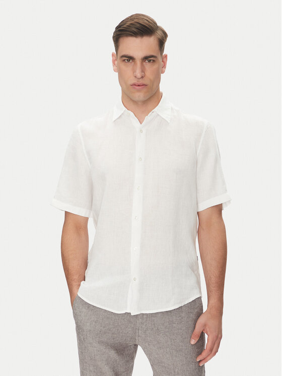 BOSS BOSS Košeľa 50537382 Biela Regular Fit